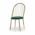 Scaun Bare Verde Auriu* 48 x 95,5 x 48 cm (2 Unități)