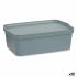 Cutie de depozitare cu capac Kipit TP595-2 Gri Plastic 14 L 29,5 x 14,3 x 45 cm (12 Unități)