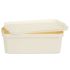 Cutie de depozitare cu capac Kipit TP595-4 Crem Plastic 14 L 29,5 x 14,3 x 45 cm (12 Unități)
