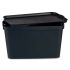 Cutie de depozitare cu capac Kipit TP596-1 Antracit Plastic 24 L 29,3 x 24,5 x 45 cm (6 Unități)