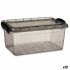 Cutie de depozitare cu capac Kipit TP545-2 Antracit Plastic (12 Unități)