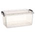 Cutie de depozitare cu capac Kipit TP546-1 Transparent Plastic (12 Unități)
