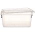 Cutie de depozitare cu capac Kipit TP546-1 Transparent Plastic (12 Unități)
