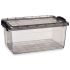 Cutie de depozitare cu capac Kipit TP546-2 Antracit Plastic (12 Unități)
