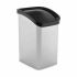Coș de gunoi pentru hârtie Berilo D093-1 Argintiu Plastic 23 L Basculantă (6 Unități)