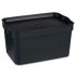 Cutie de depozitare cu capac Kipit TP592-1 Antracit Plastic 2,3 L 13,5 x 11 x 20 cm (24 Unități)