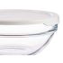 Cutie rotundă pentru prânz cu capac Pasabahce Chefs Alb 595 ml 14 x 6,3 x 14 cm (6 Unități)