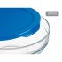 Cutie rotundă pentru prânz cu capac Pasabahce Chefs Albastru 595 ml 14 x 6,3 x 14 cm (6 Unități)
