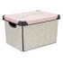 Cutie de depozitare cu capac Kipit Vibes Roz Plastic Săgeți 17 L 28 x 22 x 37 cm (12 Unități)