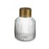 Vază Transparent Auriu* Sticlă 14,5 x 22 x 14,5 cm (6 Unități)