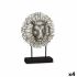 Figură Decorativă Leu Argintiu 28 x 38,5 x 11,5 cm (4 Unități)