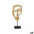 Figură Decorativă Față Auriu* 19,5 x 38 x 10,5 cm (4 Unități)
