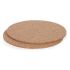Set de covorașe de masă Kinvara KT166139R Natural Plută 18 x 0,5 x 18 cm Suport Protecție pentru Masă (12 Unități)