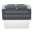 Cutie de depozitare cu capac Kipit 87953 Transparent Antracit Plastic 48 L (6 Unități)