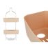 Agățătoare pentru duș Berilo W7072 - 384 Bej Metal Plastic 28 x 60 x 14 cm (6 Unități)