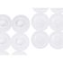 Covoraș de duș antiderapant Berilo BM630 - 302 Alb PVC 68 x 36 x 1 cm 68 x 1 x 36 cm (6 Unități)