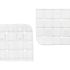Covoraș de duș antiderapant Berilo BM509 - 310 Alb PVC 67,7 x 38,5 x 0,7 cm Cadre (6 Unități)