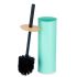 Perie pentru toaletă Berilo B1041C BAMBOO - 397 Mentă Metal Bambus Plastic 9,5 X 27 X 9,5 cm (6 Unități)