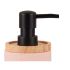 Dozator de Săpun Berilo B5456BC-1 - 448 Roz Lemn Rășină Plastic 9,5 x 18,5 x 7,8 cm (6 Unități)