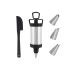 Pungă patiserie Kinvara HD092838 Negru Argintiu Set (6 Unități)