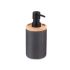 Dozator de Săpun Berilo B5456BC-1 - 444 Negru Lemn Rășină Plastic 9,5 x 18,5 x 7,8 cm (6 Unități)