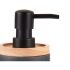 Dozator de Săpun Berilo B5456BC-1 - 444 Negru Lemn Rășină Plastic 9,5 x 18,5 x 7,8 cm (6 Unități)