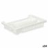 Scurgător de Vase pentru Chiuvetă Kinvara 2601407-2 Alb Plastic 42,5 x 7 x 29,5 cm (24 Unități)
