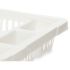 Scurgător de Vase pentru Chiuvetă Kinvara 2601407-2 Alb Plastic 42,5 x 7 x 29,5 cm (24 Unități)