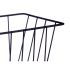Coșuleț pentru raft de bucătărie Kinvara W6692P PDQ Negru Fier 28 x 12 x 9 cm (8 Unități)