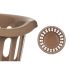 Coș Kipit 8066-T Gri Maroniu polipropilenă 27 L 40 x 25 x 40 cm (18 Unități)