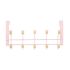 Cuier pentru uși Berilo W7912-10NB-PINK Roz Lemn Metal 35 x 17 x 15 cm (6 Unități)
