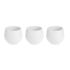 Set de ghivece Ibergarden ES0301221S3 Alb Plastic 12 x 12 x 11 cm (6 Unități)