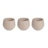 Set de ghivece Ibergarden ES0301214S3 Gri Maroniu Plastic 12 x 12 x 11 cm (6 Unități)