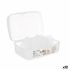 Cutie cu compartimente Kinvara 02 1178 Transparent Plastic 21,5 x 8 x 14,6 cm (12 Unități)