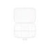 Cutie cu compartimente Kinvara 02 1178 Transparent Plastic 21,5 x 8 x 14,6 cm (12 Unități)
