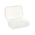 Cutie cu compartimente Kinvara 02 1192 Alb Transparent Plastic 21,5 x 8,5 x 15 cm (12 Unități)