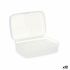 Cutie cu compartimente Kinvara 02 1192 Alb Transparent Plastic 21,5 x 8,5 x 15 cm (12 Unități)
