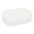 Cutie cu compartimente Kinvara 02 1192 Alb Transparent Plastic 21,5 x 8,5 x 15 cm (12 Unități)
