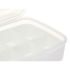 Cutie cu compartimente Kinvara 02 1192 Alb Transparent Plastic 21,5 x 8,5 x 15 cm (12 Unități)