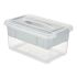 Cutie Multifuncțională Kipit 02 1310 Gri Transparent Plastic 5 L 29,5 x 14,5 x 19,2 cm (6 Unități)