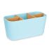 Suport pentru periuțe de dinți Berilo B9045-BLUE Albastru Bambus polipropilenă 21 x 10 x 9 cm (6 Unități)