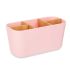 Suport pentru periuțe de dinți Berilo B9045-PINK Roz Bambus polipropilenă 21 x 10 x 9 cm (6 Unități)