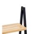 Raft de Baie Berilo WR5504-3-430 Negru Natural 40,3 x 81,5 x 30 cm