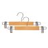 Set de umerașe Kipit 29100196 Maro Argintiu Lemn Metal 28,5 x 2,5 x 11,5 cm Cârlige (24 Unități)