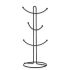 Suport cu cârlige pentru cești Kinvara CN-W3154-1P Negru Metal 16 x 39 x 16 cm (6 Unități)