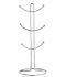 Suport cu cârlige pentru cești Kinvara W3154-1 Argintiu Metal 16 x 39 x 16 cm (6 Unități)