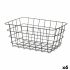 Coș Multifuncțional Kinvara W579K-M BLACK Negru Metal 30,3 x 14 x 22,5 cm Dreptunghiular (6 Unități)