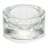 Suport de Lumânări Transparent Sticlă 7 x 3,5 x 7 cm (12 Unități)