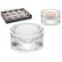 Suport de Lumânări Transparent Sticlă 7 x 3,5 x 7 cm (12 Unități)