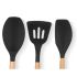 Set de Ustensile pentru Bucătărie Kinvara KT190069 Lemn Silicon (6 Unități)